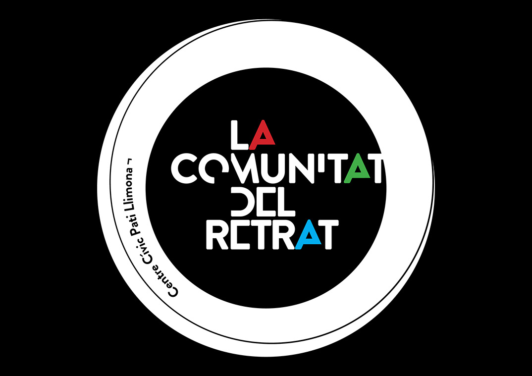 Logotip fons negre La Comunitat del Retrat - Dissenty CIKLIC